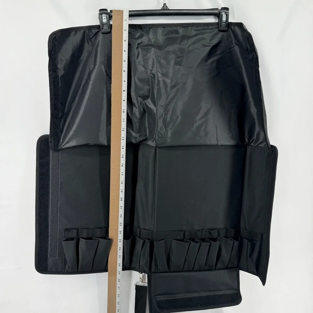 XYj Knives Chef Knife Bag Unisex Large Black Canvas Professional Roll Carrier